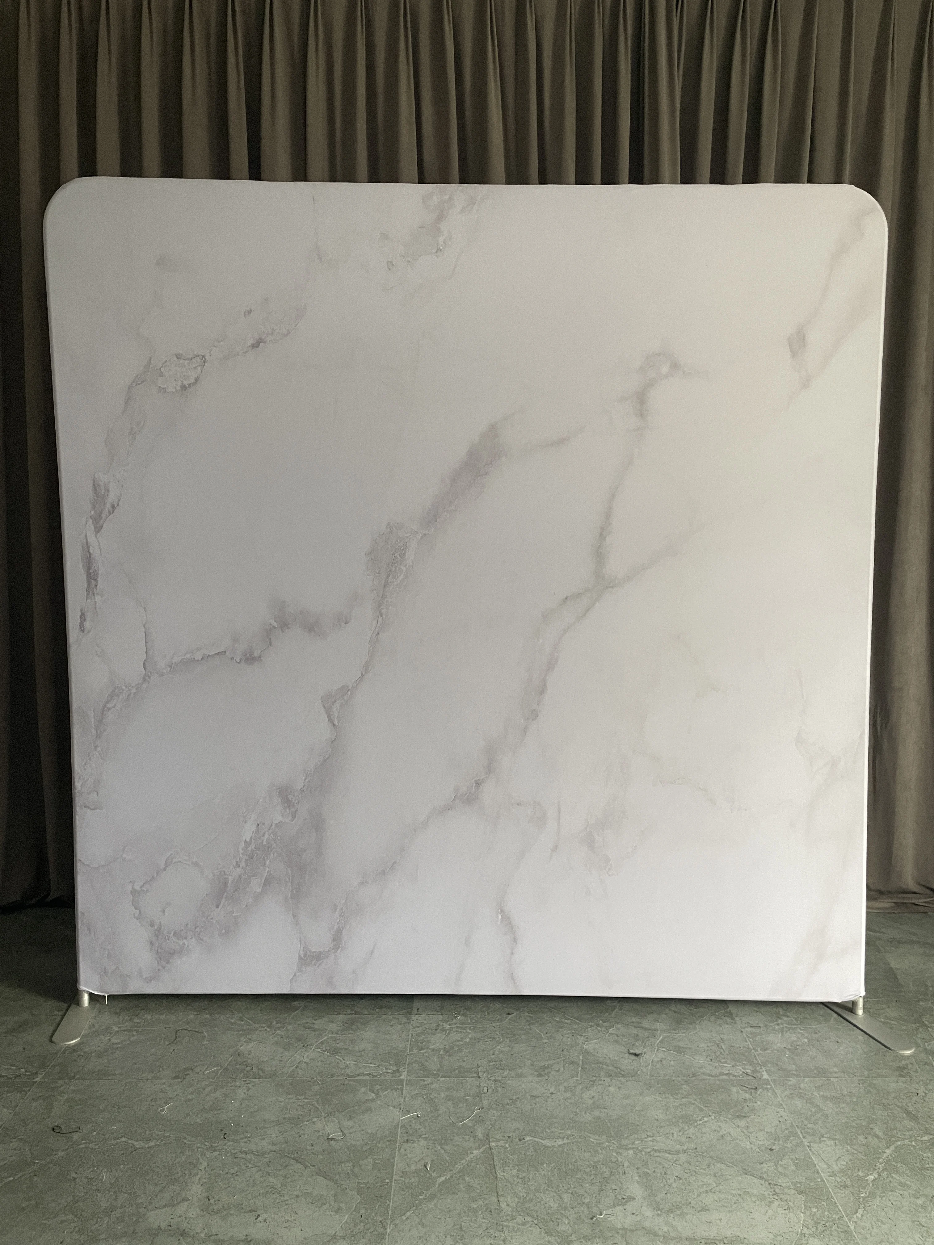 8ft x 8ft straight collapsible aluminum tube frame fabric printing cover exhibition photo booth backdrop wall stand