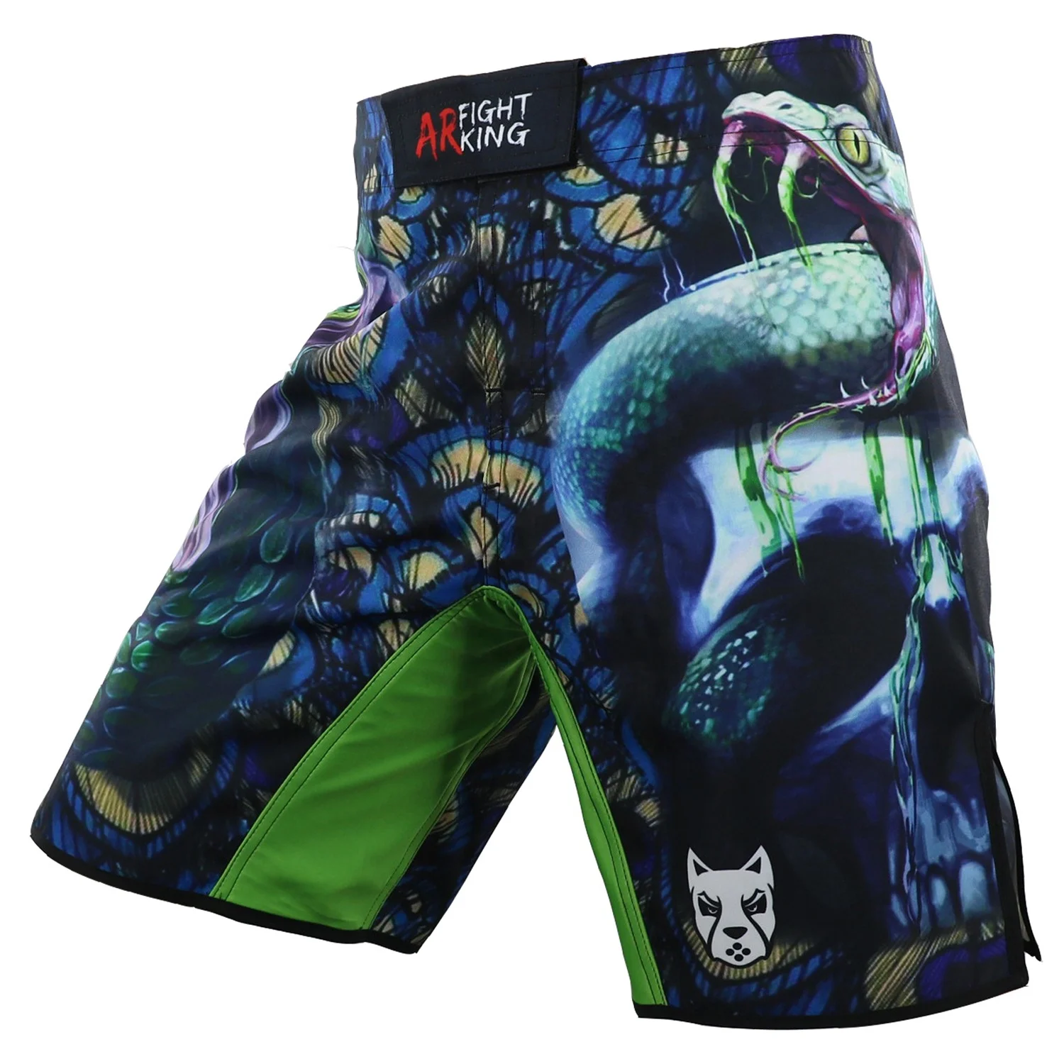 Custom tactical mens boxing American flag mma shorts