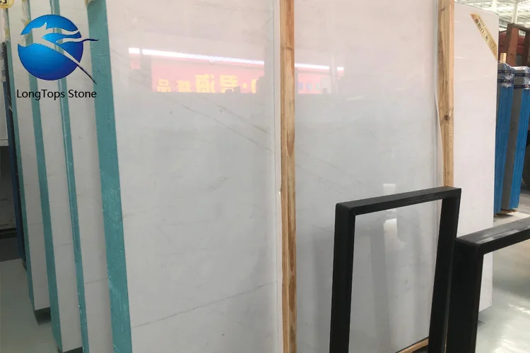 White marble slab Jiamu white marble block family marble tile flooring good price