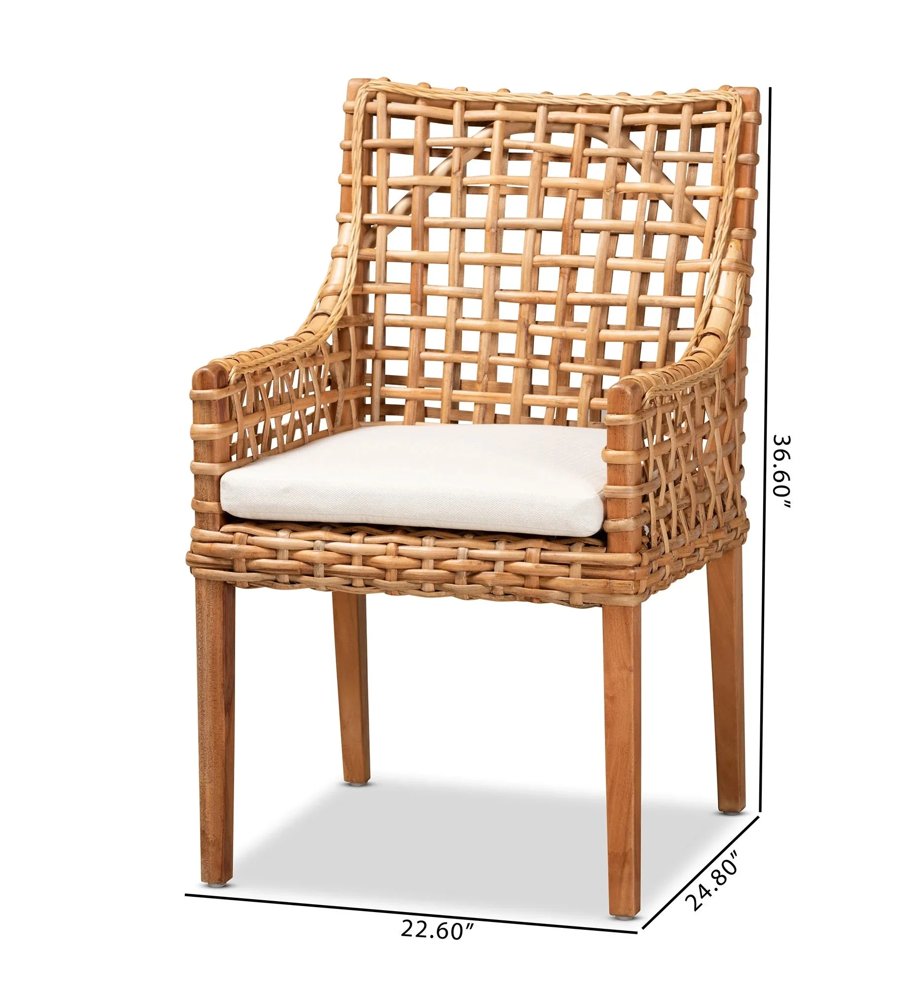 Top product magnificent Asian tropical style rattan woven chairs lounge chairs for living room and home terrace