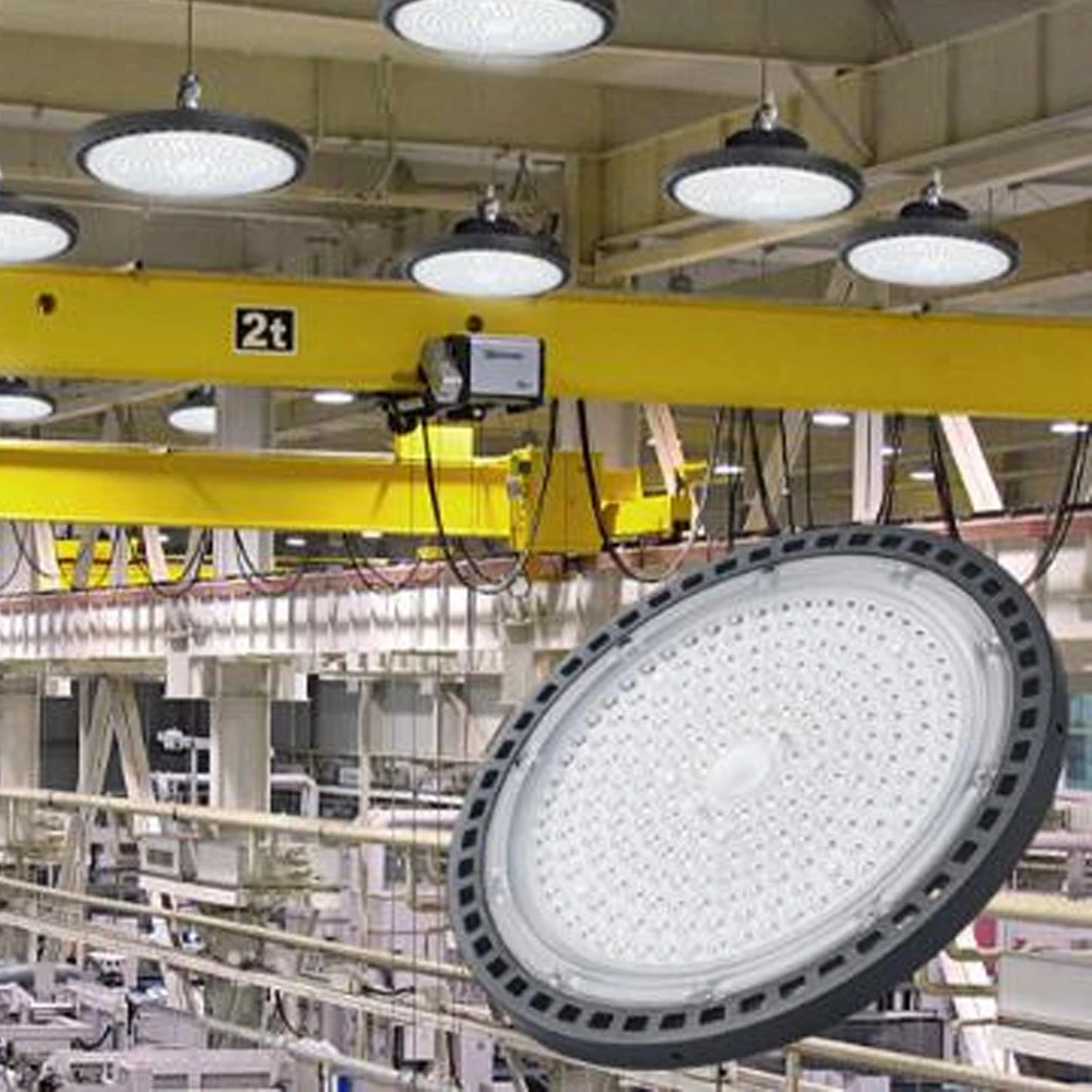 outdoor Industrial Lighting High Bay Light Professional high bay light ufo 100w 150w 200w For Exhibition Warehouse