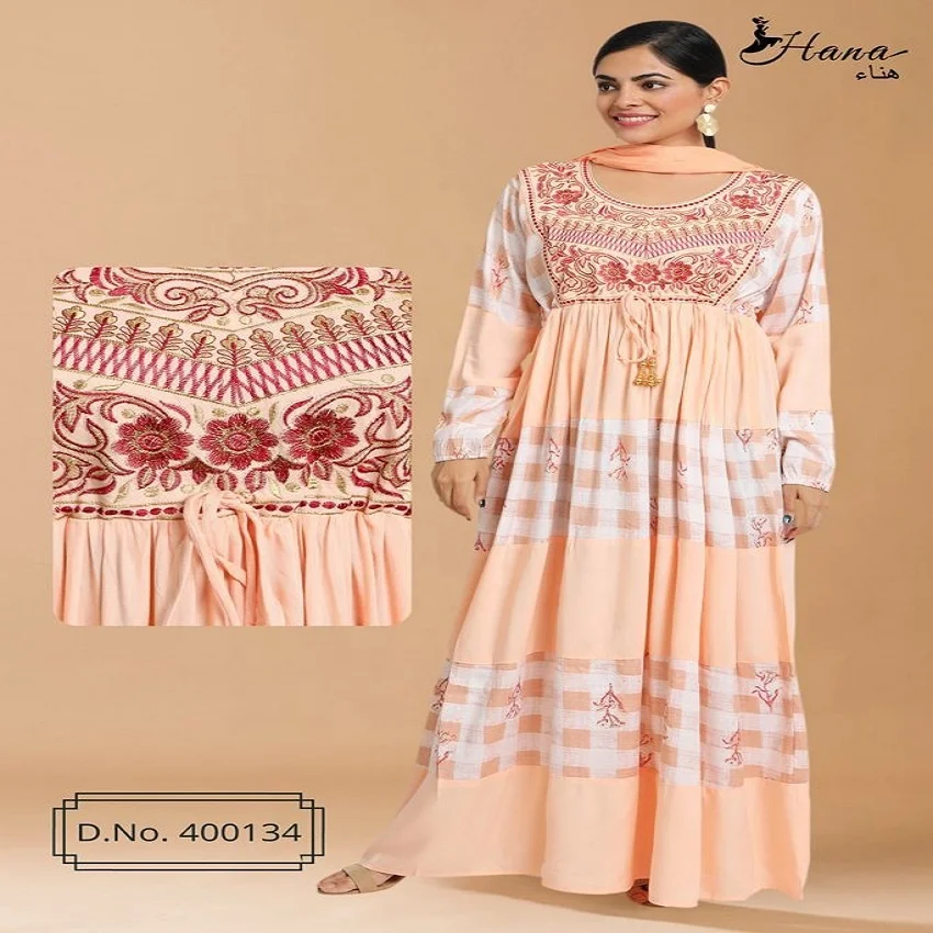 Embroidery farasha  Kaftan Maxi Dress Arabian Abaya Dubai Dress Autumn dress Farasha Kaftan with dupatta