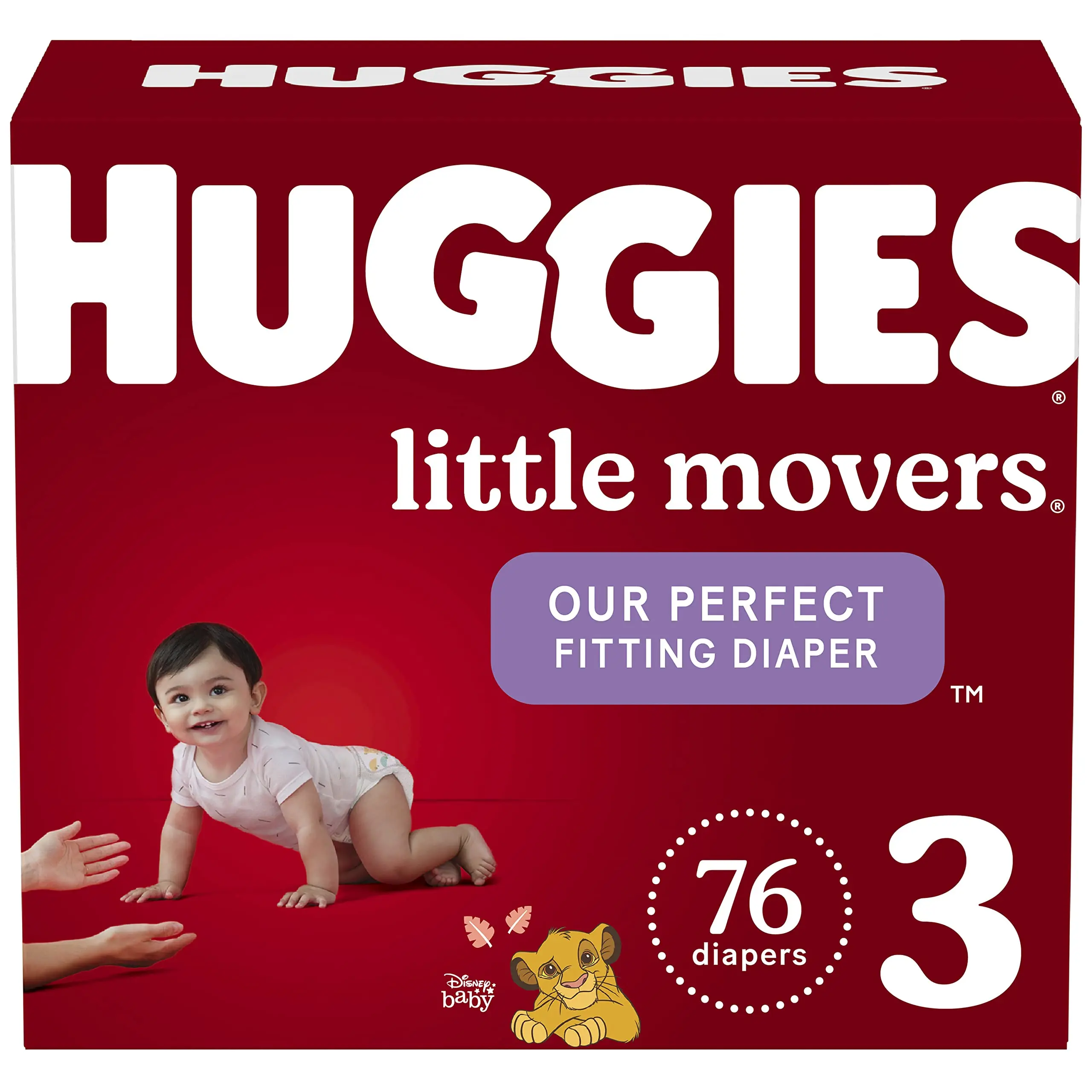 Huggies Little Movers Baby Diapers, Size 3, 68 Ct (Select for More Options)