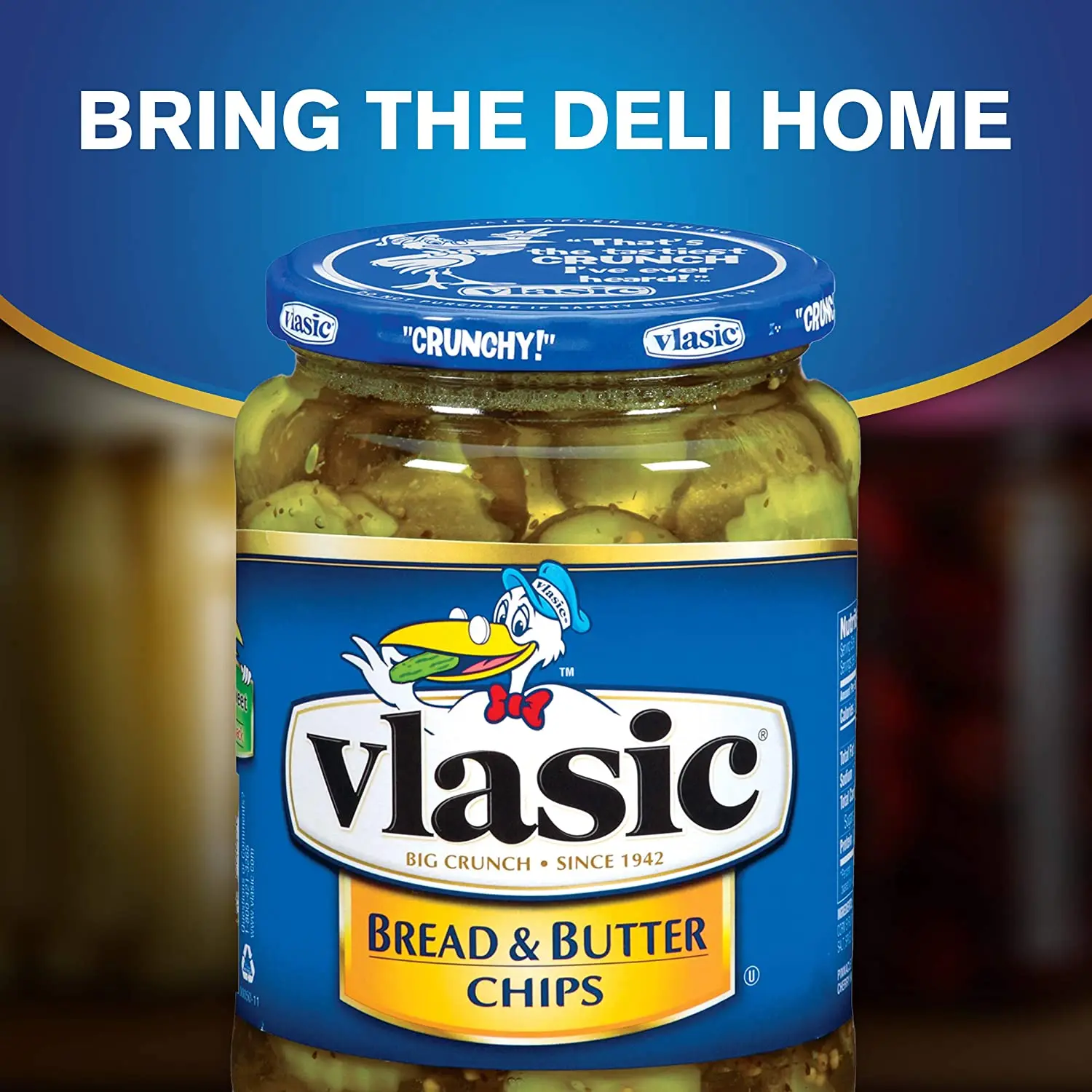 Vlasic чипсы для пирожных хлеба и масла 16 жидких унций (12 шт. в упаковке)