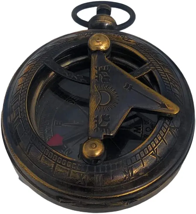 Hot Selling Compass Vintage Style Nautical Compass In Brass Use For Outdoor Navigation Tool For Camping Hiking Use