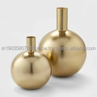 Handmade For Decorative Use Metal Vase Classic Style Home Decoration Metal For Wedding Decorative Trendy New Metal Flower Vase