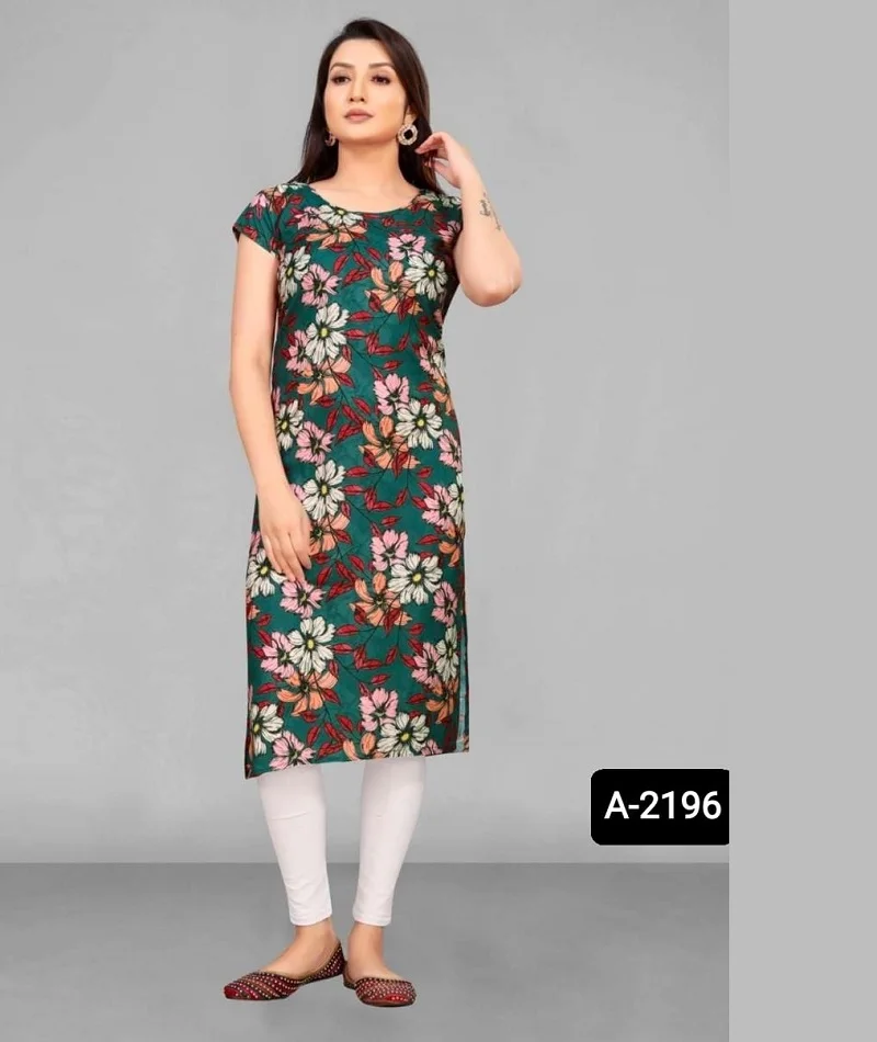Indian Wear Beautiful Digital Printed Kurtis for Daily Wear and Casual Wear Ready Made Kurtis for Women with Plus Size Available