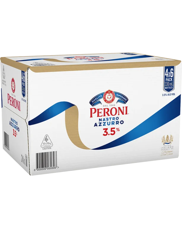 PERONI NASTRO AZZURO 0.0% 12 PACK 330ML
