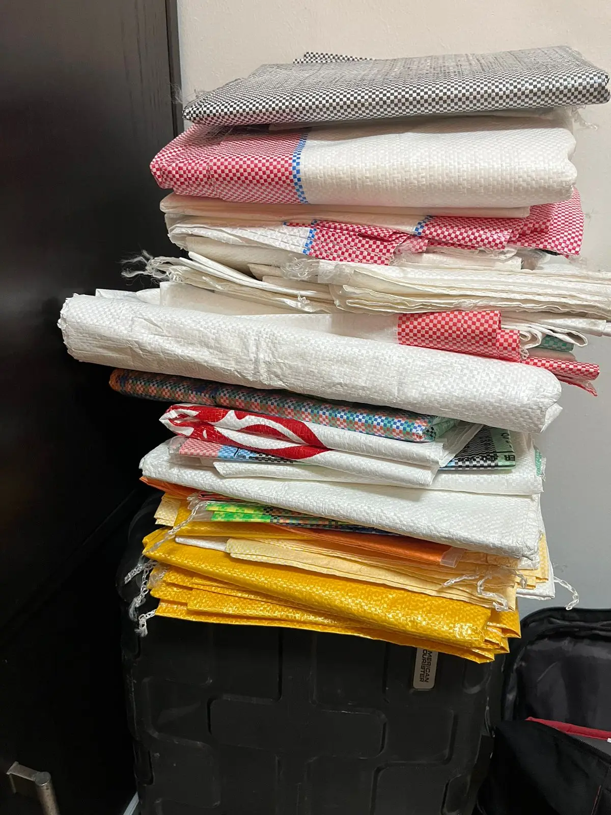 High Quality PP Woven Polypropylene Sacks 50kg Capacity Bags for Seeds Grain Rice Flour High Quality Plastic Packaging Shop Use
