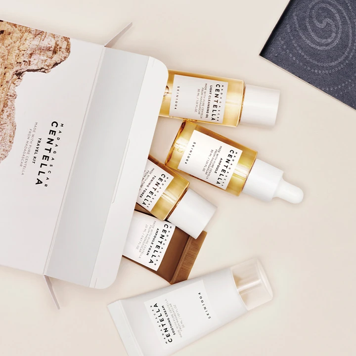 Korean Wholesale SKIN 1004 Madagascar Centella Travel Kit Centella Asiatica Extract Soothes Acne Prone Sensitive Skin