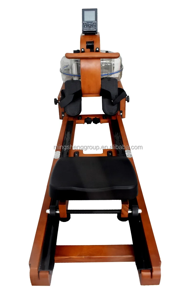 Hot Selling High Quality Commercial Water Wooden Rower Gym Club Rowing Machine Fitness equipment