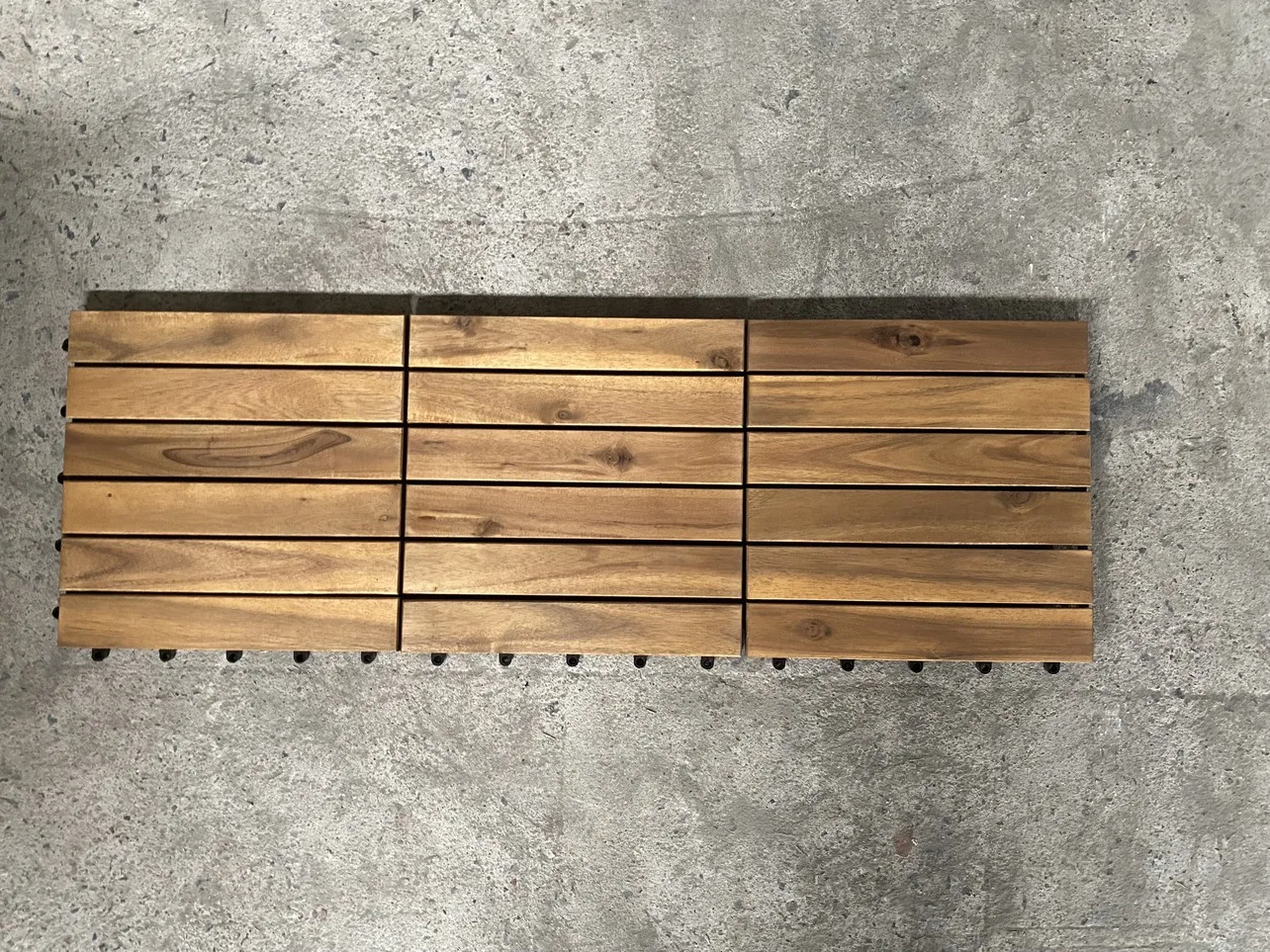 Деревянная палубная плитка 12 шт. оптовая продажа вьетнамская садовая 300x300x24 мм дешевая композитная настильная