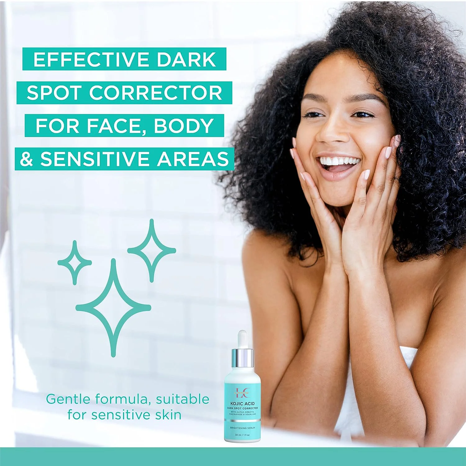 Private Label Vegan Natural Organic Kojic Acid Serum Anti Acne Anti Wrinkles Brightening Face Serum