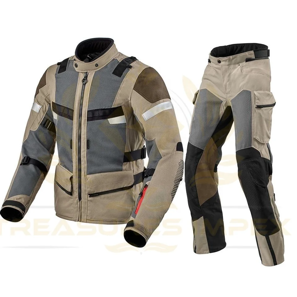 Unisex Racing Biker Safety Sportswear Outdoor Motorbike Cordura Suit Split Cardura Mesh Fabric Pants Printed Nylon All genders