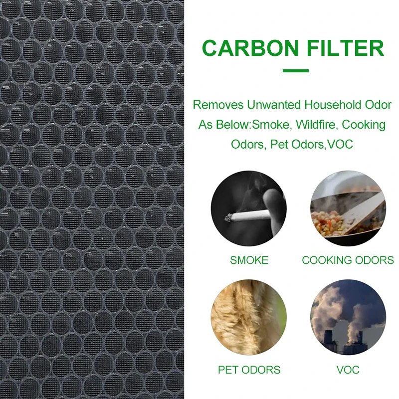 High efficiency cold catalyst filter and activated carbon filter of air purifier parts fits for SKG-JH4053/4207/4208