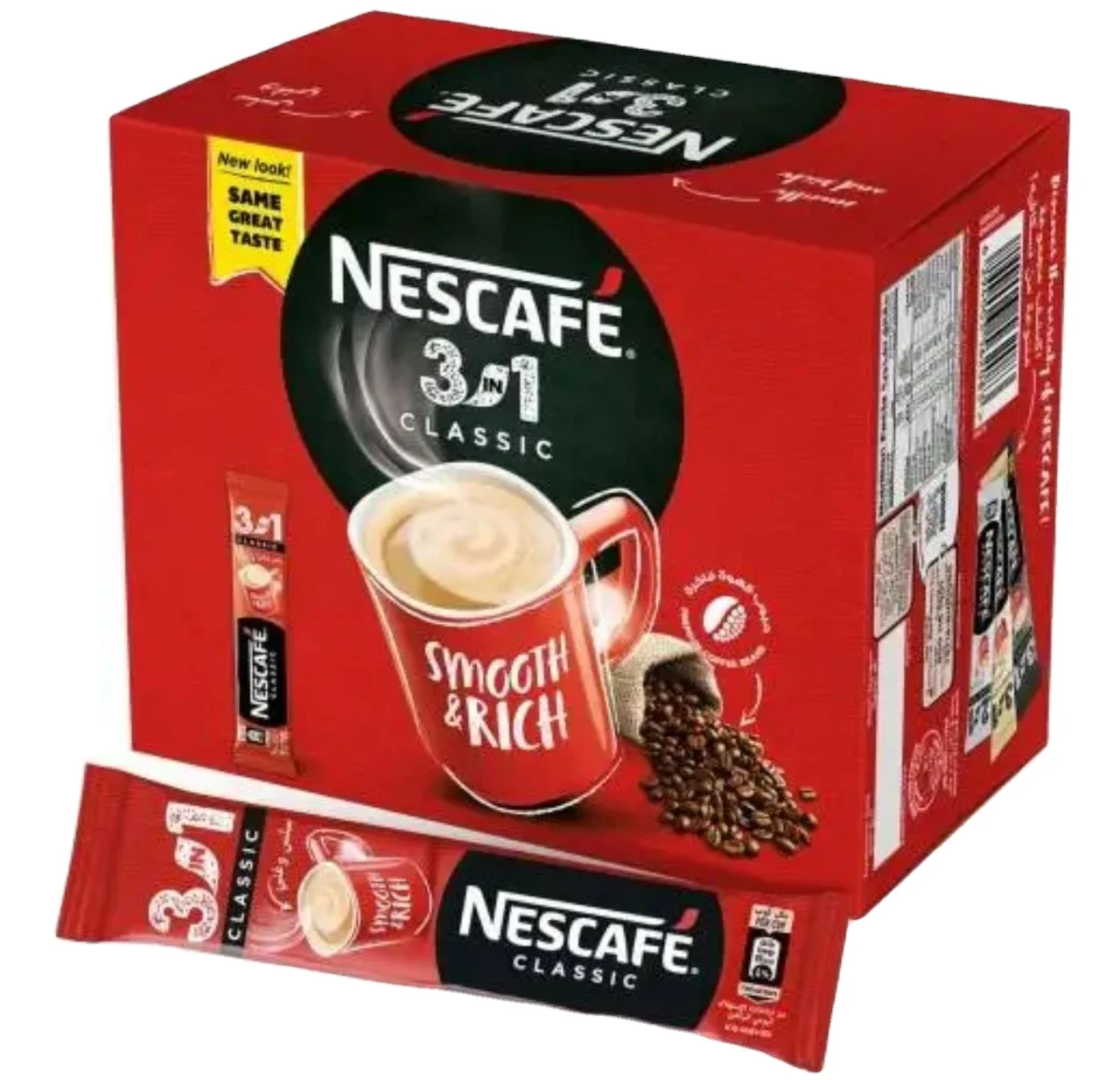 Wholesale Robusta Ground Dark Roast Black Coffee Custom Packaging Nescafe 3 in 1 Nescafe Classic Nescafe Gold for Food Industry