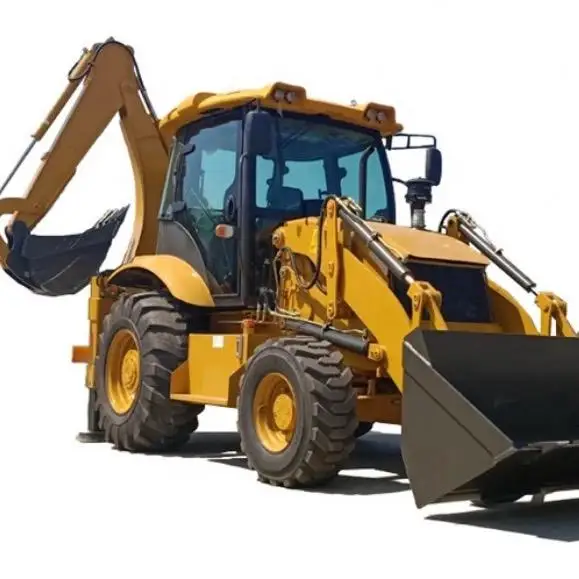 Многофункциональный экскаватор-погрузчик CAT 444F2 фронтальный колесный погрузчик