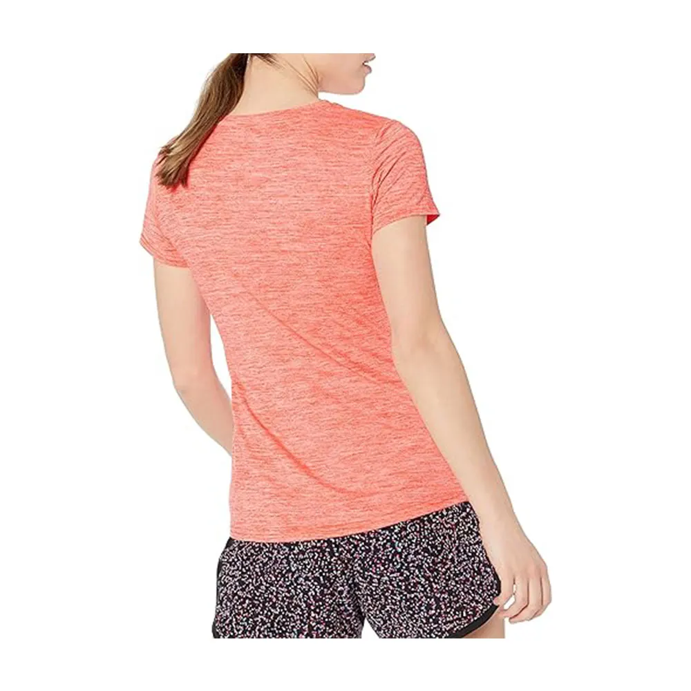 Factory Wholesale Eco-friendly Recycled Woman Custom Logo Blank Plain Heather T Shirt Football Jerseys Casual Recycled Polyester