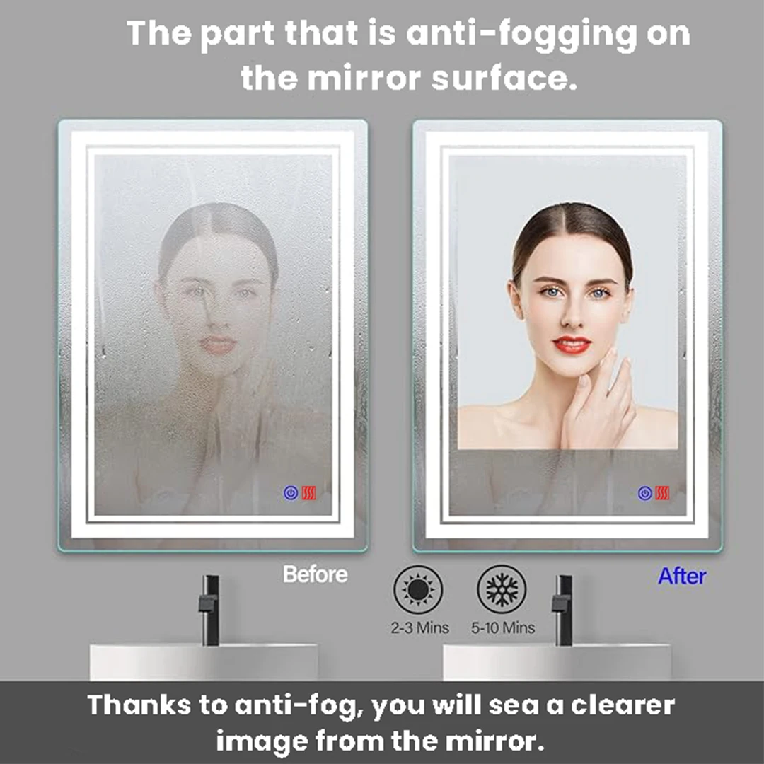 Bathroom Mirror Defogger 40x40 Heater Resistor Mirror Anti Fogging Mirror Heater Pad Anti Fog 12V-24V DC