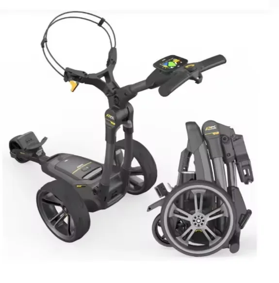 Новая Оригинальная Горячая Распродажа Powa Kaddy CT8 GPS GF Cart самая маленькая в мире тележка для гольфа с сенсорным экраном электрическая