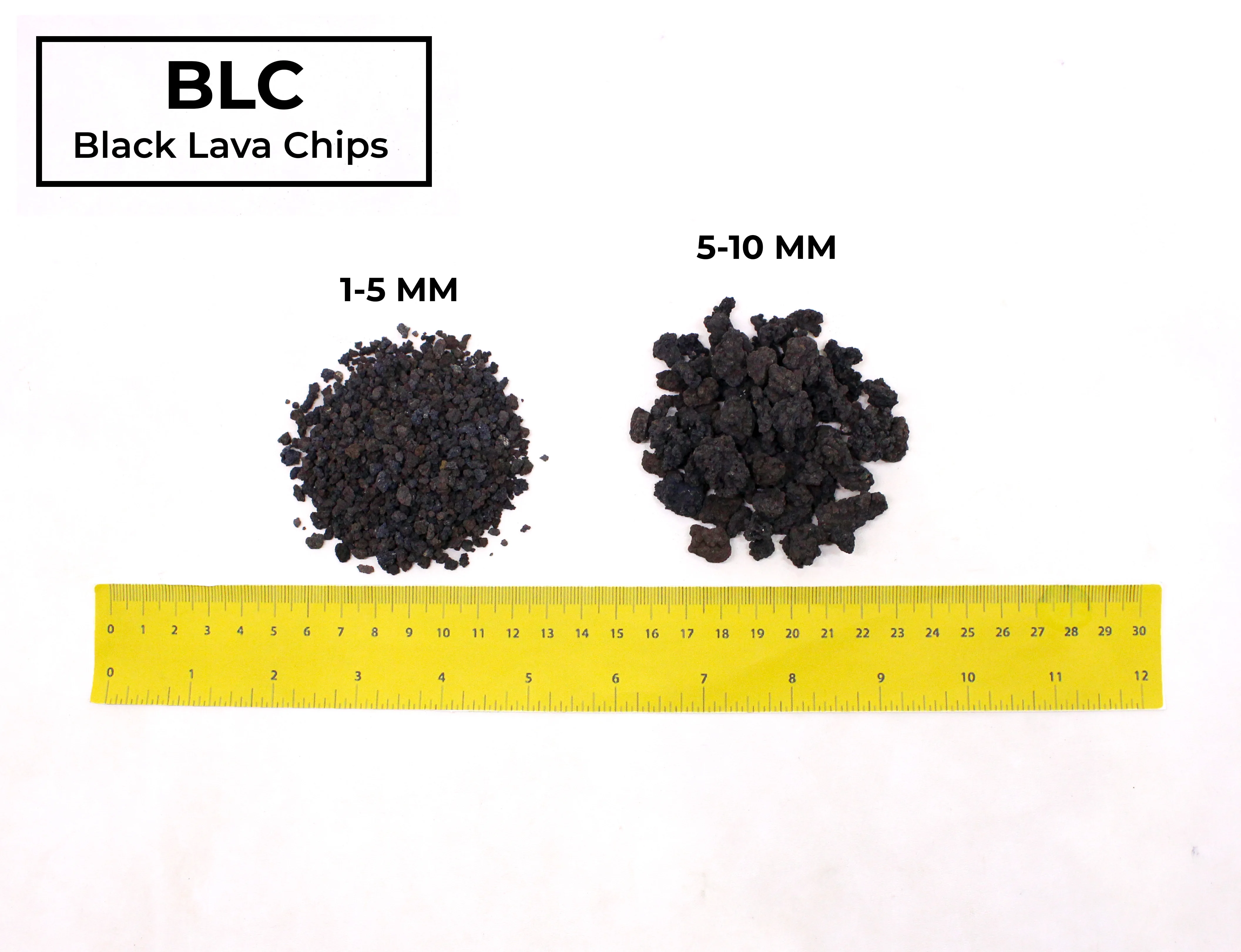 Natural Black Lava Rocks Volcanic Lava Chips Gravel & Crushed Stone Chips from Indonesia