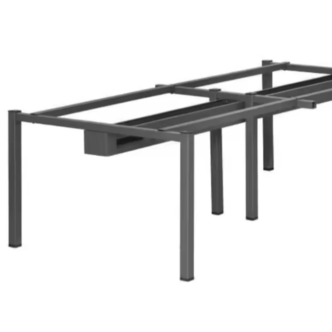 Multi-Application Metal and Plywood Office Table Frame for Home School Hotel Bedroom Use