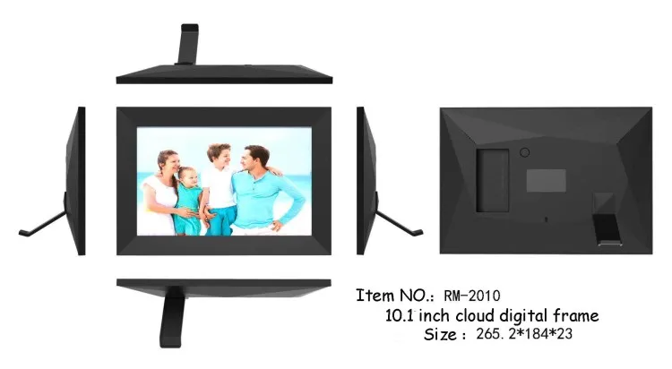2023 new product cheapest price Smart WiFi digital photo frame 10 inch IPS touch screen cloud photo frame