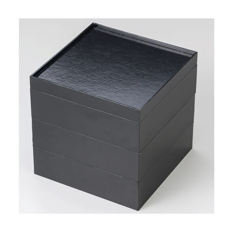 Wonderful Pricing Kitchen Storage Multi Tiered Black Gold Paper Food Lunch Box Restaurant
