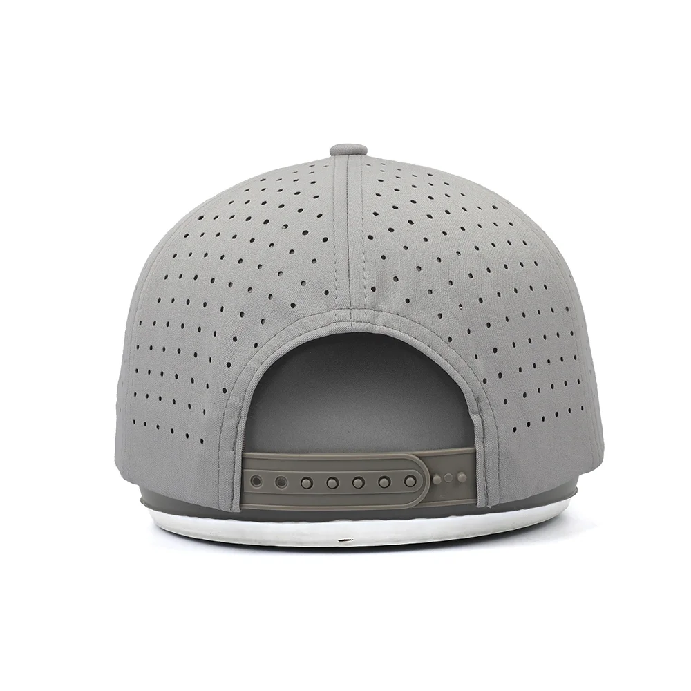 Wholesale 5 Panel Melin Hat Golf Caps Waterproof Hat Perforated Laser Cut Hole Custom Logo Lightweight Baseball Cap Golf Apparel