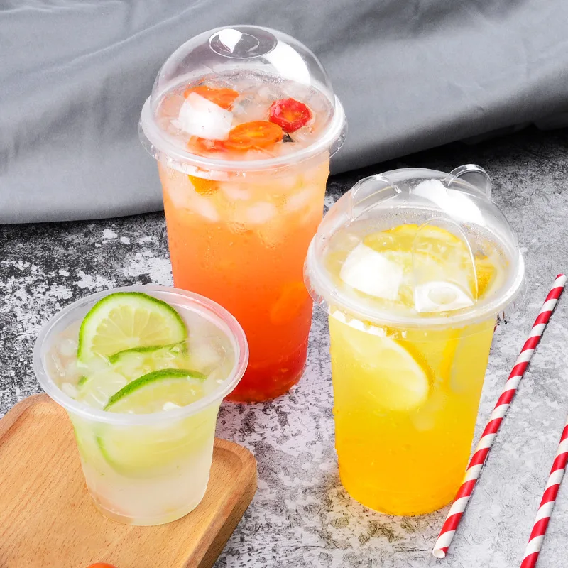 Factory direct sale disposable transparent PP cup milk tea cup 22 oz24oz shenzhen plastic cup