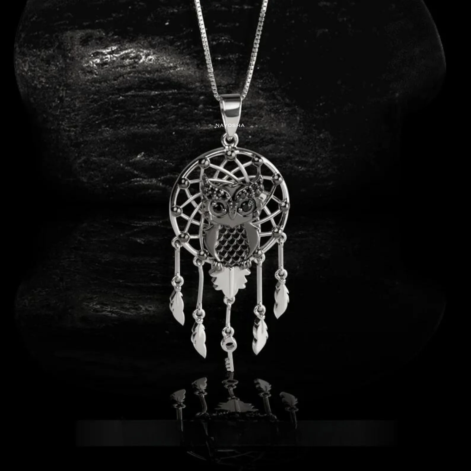 Most Popular 925 Sterling Silver Daily Wear Dream Catchers Necklace Gold Plated Chains for Gift