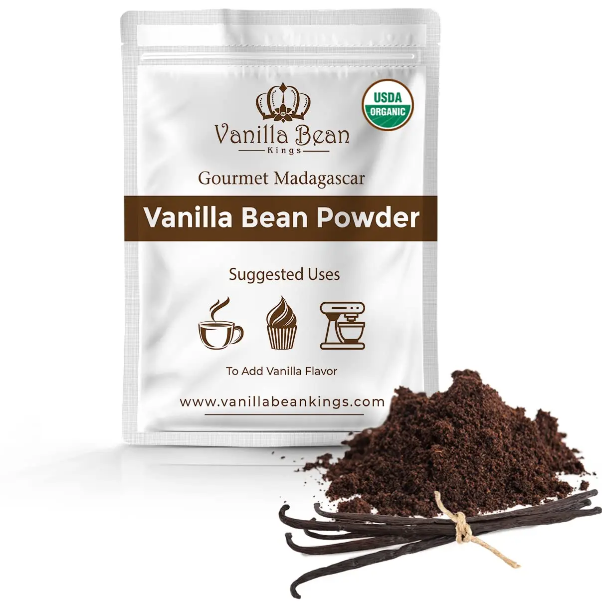 Madagascar Vanilla Beans. Certified USDA Organic. Bulk for Extract and all things Vanilla. Fresh Bourbon