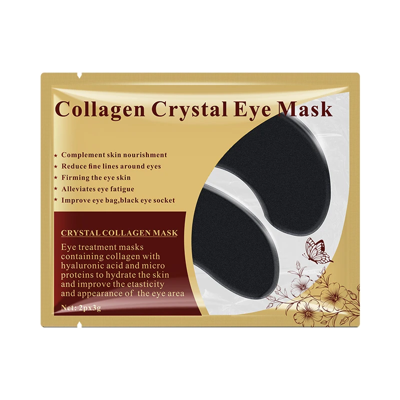 POUQUR  Private Label Gold Eye Mask Anti agingWrinkle Mask For Eye Remove Dark Circles Golden Eye Patch In Stock