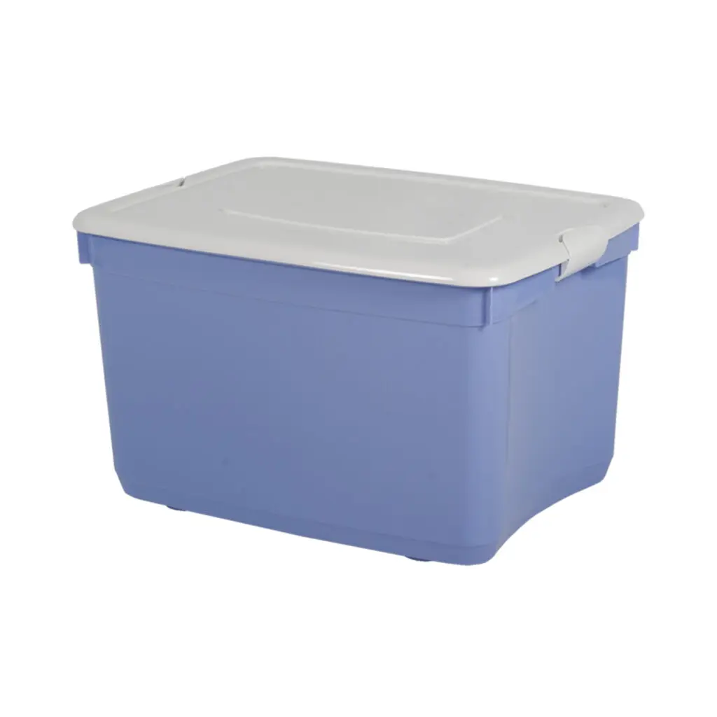 Space saving Colorful Creative Durable Trendy Color Plastic Large Storage Box Container Storage With Lid W580 x D420 x H350 mm