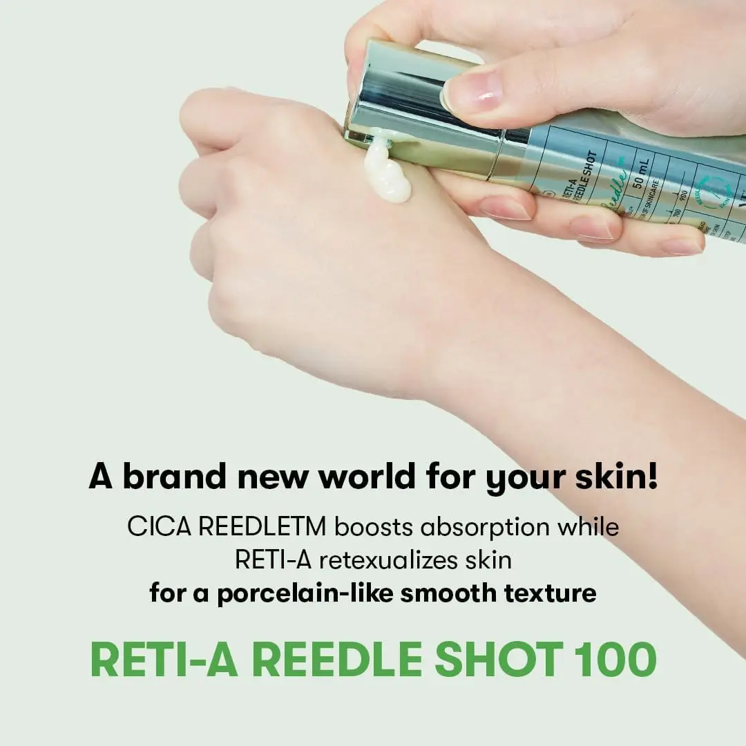 Корейский уход за кожей против морщин VT COSMETICS Reti-A Reedle Shot 100 эссенция 50