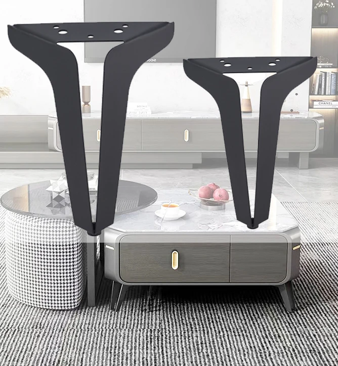 BN Gold Iron Metal Sofa Feet Hollowed Out Furniture Legs Sofa Accessories