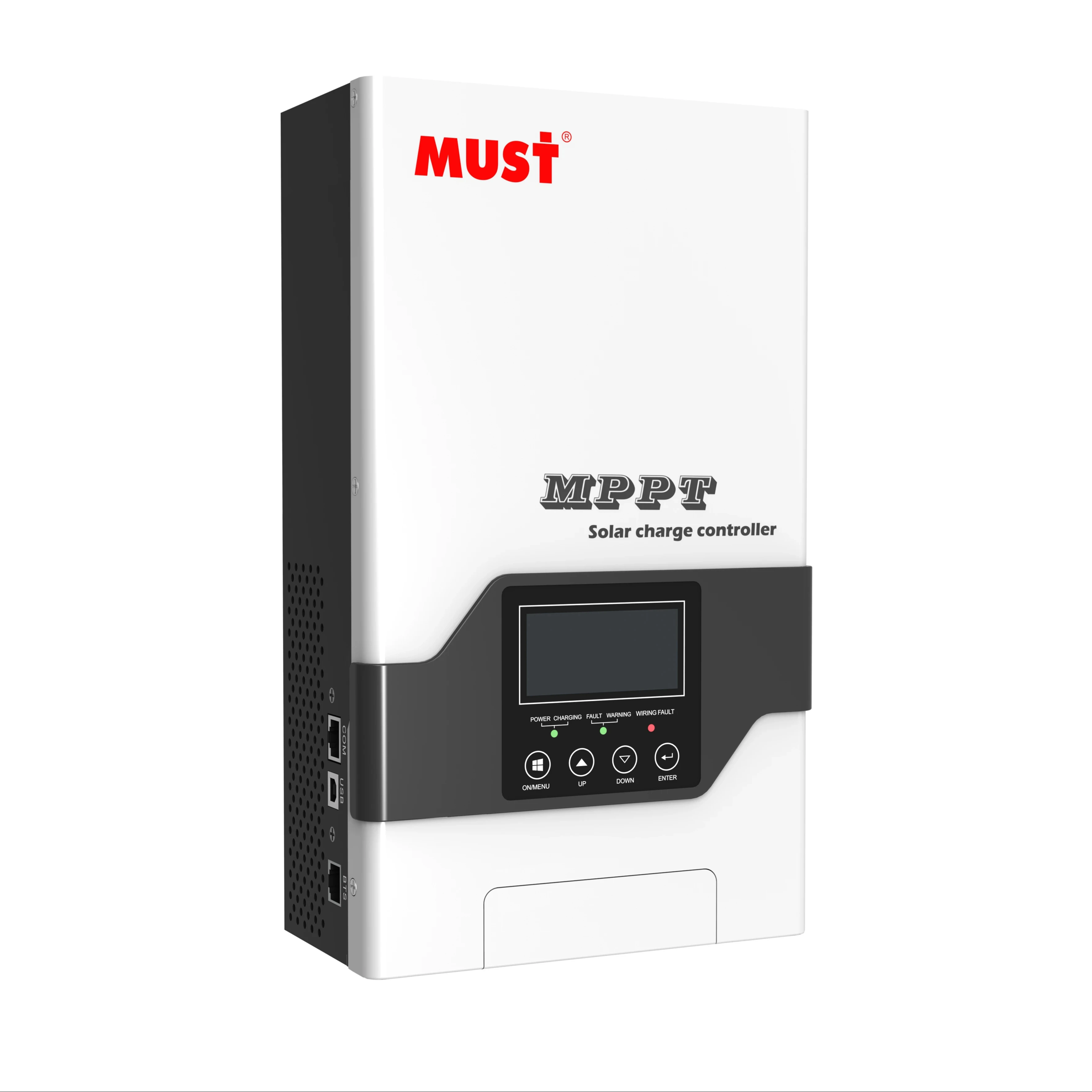 Must 12V 24V 100A MPPT solar charge controller for off grid solar system with LCD display