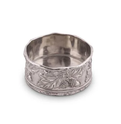 Aluminum wine Bottle Coaster holder flower hammered design wine bottle coaster tableware decorate top selling product