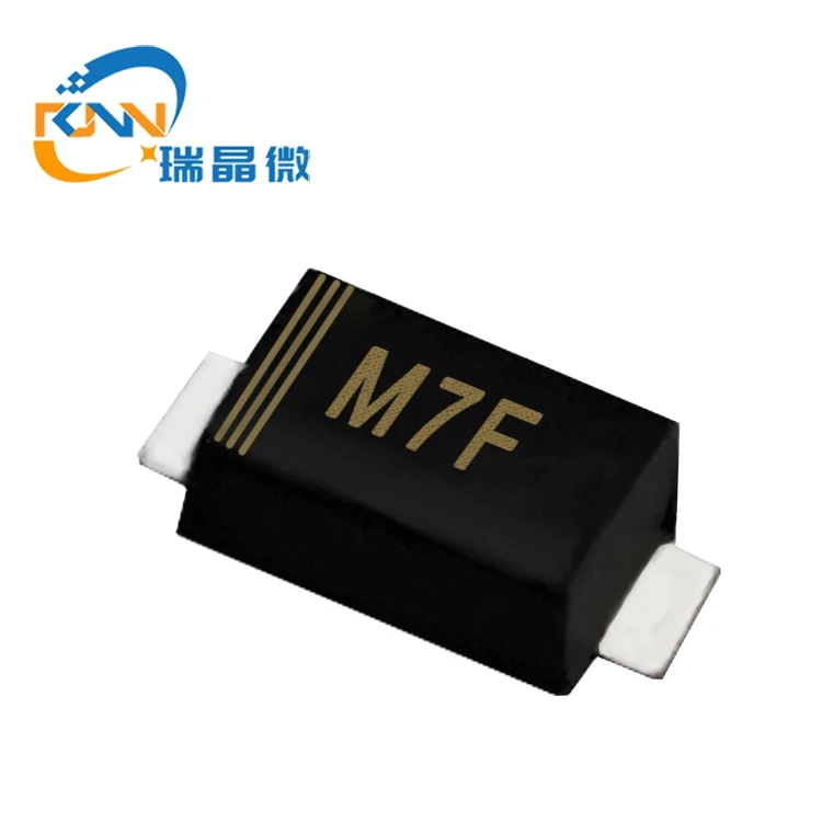 M7F 50 MIL SMAF 1000V 1A SMD Diode  Surface Mount M7F m7f Diodes