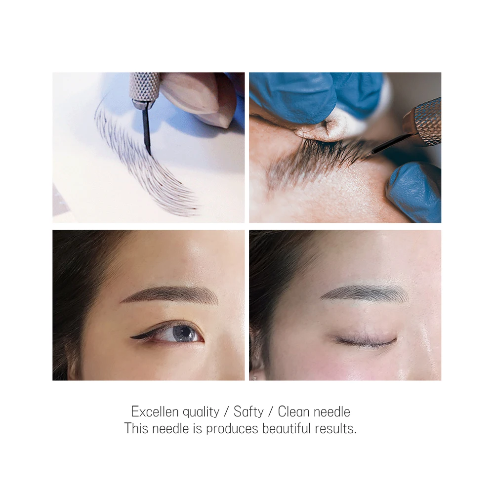 private label DR.DRAWING SN1525 Microblading Needle Eyebrow TATOO Needle Blade Sterilized  made in korea