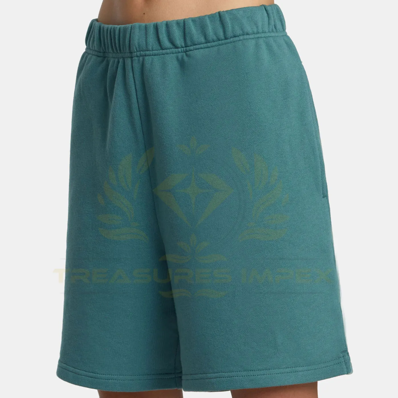 Hot Sale Korean Style Cotton Woman Sports Casual Wear Breathable Shorts Summer Solid Color Stretch Jogging Sweat  Shorts