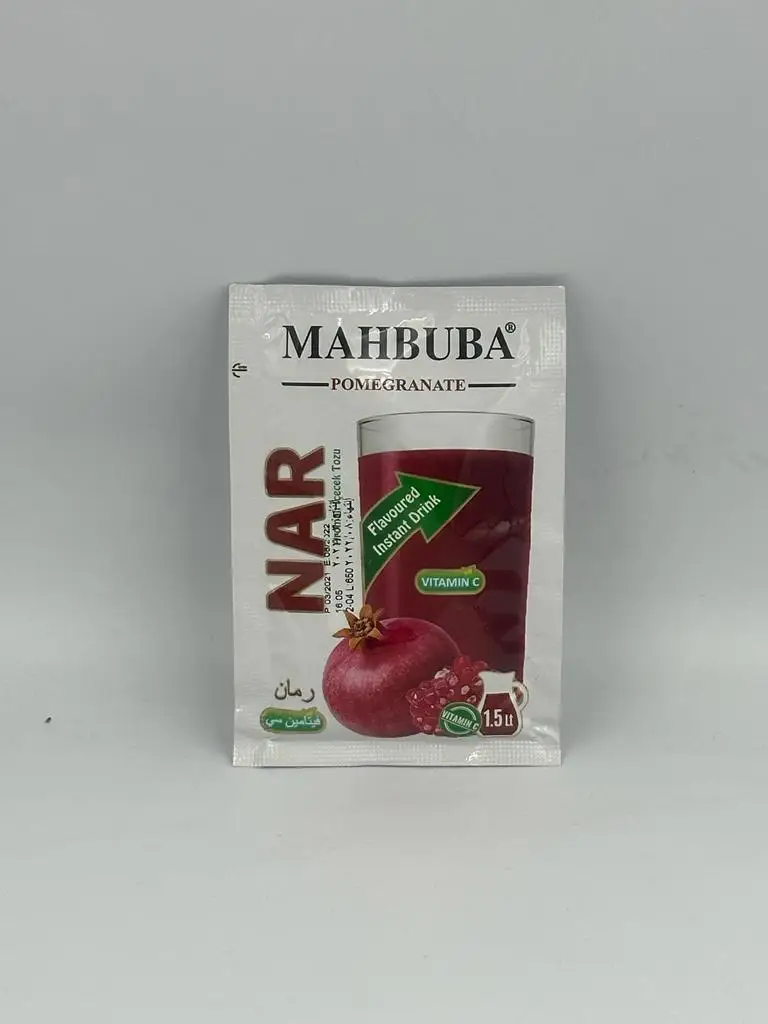 POMEGRANATE Flavoured Instant Drink Powder 9g x 24 pcs x 24 box Good Taste Different Flowers Powder Cold Drink Juice Cold Drink