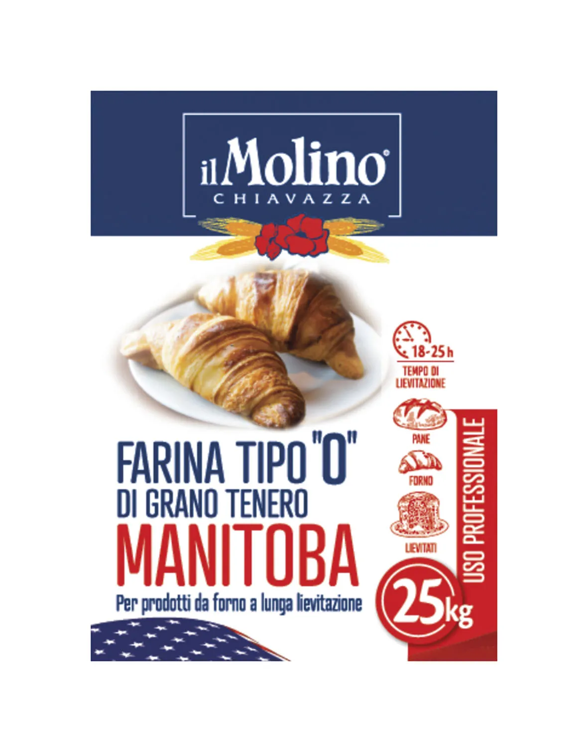 High Quality 100% Natural Flour Manitoba Ideal for Dough with Long Leavening  Made in Italy Ready for Shipping