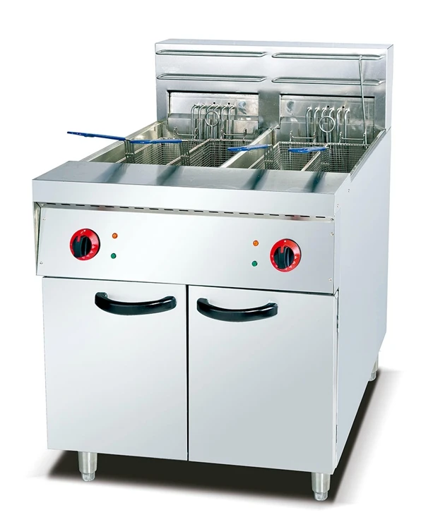 2024 Commercial Deep Fryer Machine Timer Temperature Control Induction Deep Fryer French Fries Machine for Restaurant