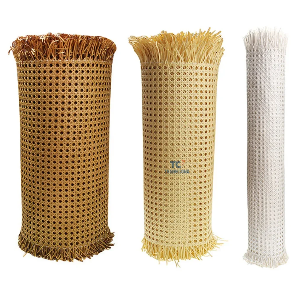 Top quality Decorative Radio Weave Rattan Webbing Roll, Many sizes Natural Rattan Roll Wholesale Made in Vietnam
