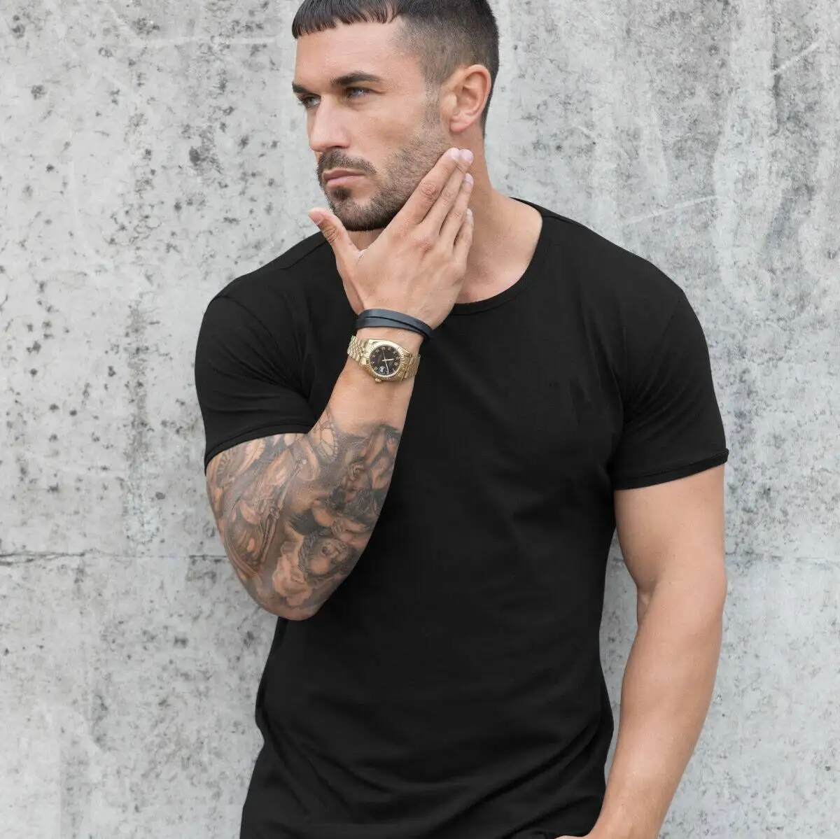 Hot Trend - Wholesale OEM soft  plain mens t shirts - High quality T-shirt customized size export lowest taxest