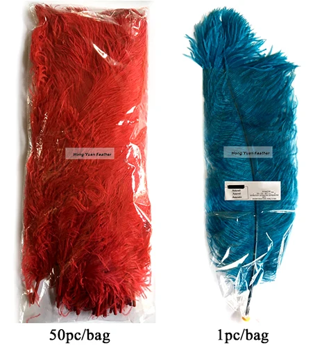 Eco-friendly Wholesale Directly colored cheap White Black Pink dyed decorative Ostrich feather wing For party decoration