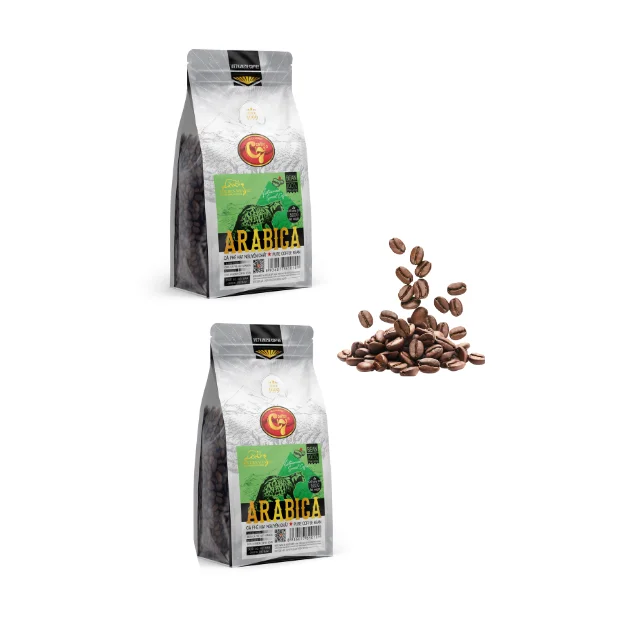 High Quality 100% Arabica Roasted Golden Weasel Service ODM OEM Coffee  HucaFood Vietnamese Coffee Beans