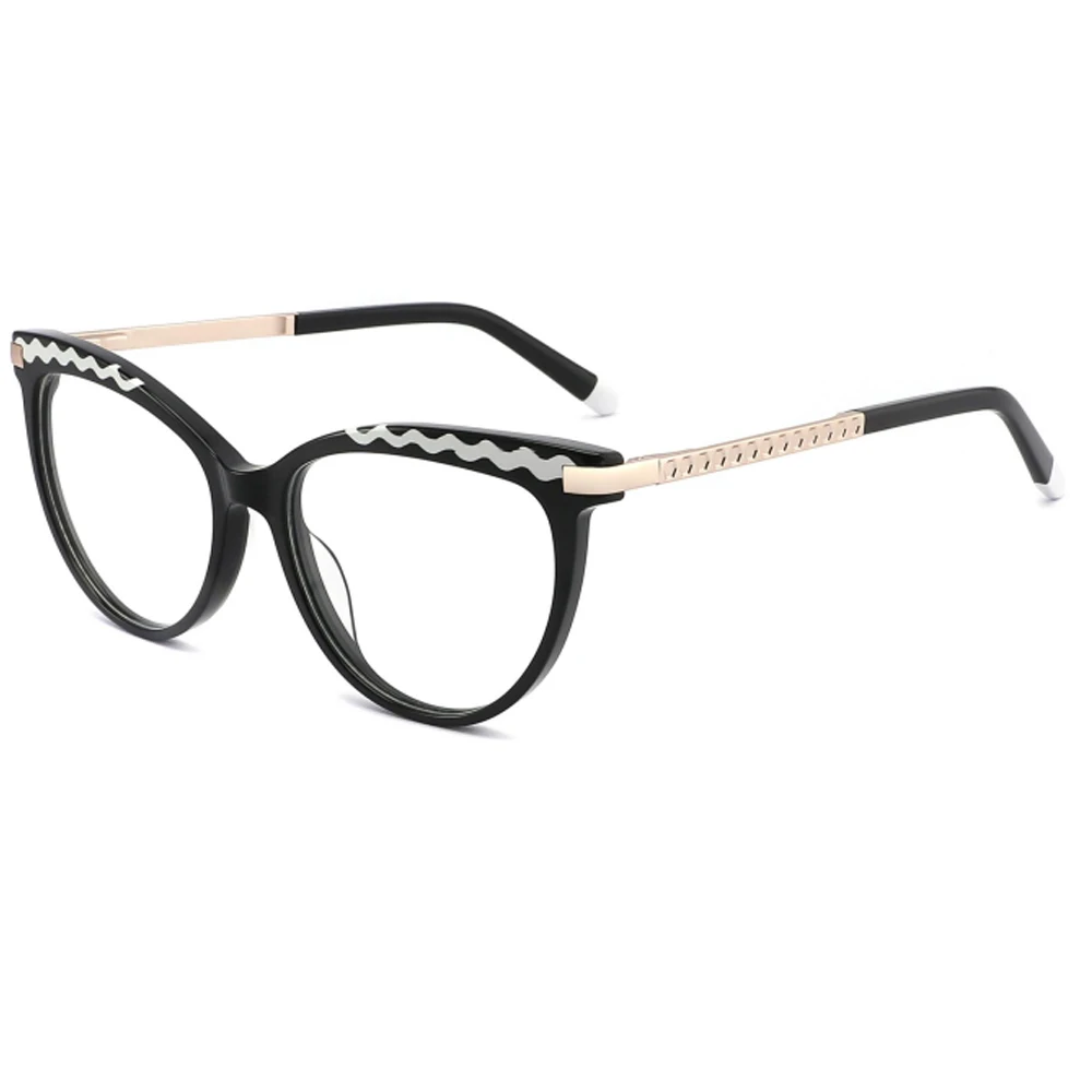 FEROCE Trendy High Quality Designed Acetate Ladies Spectacles Eye Wear Optical Glasses Eyeglasses Frames