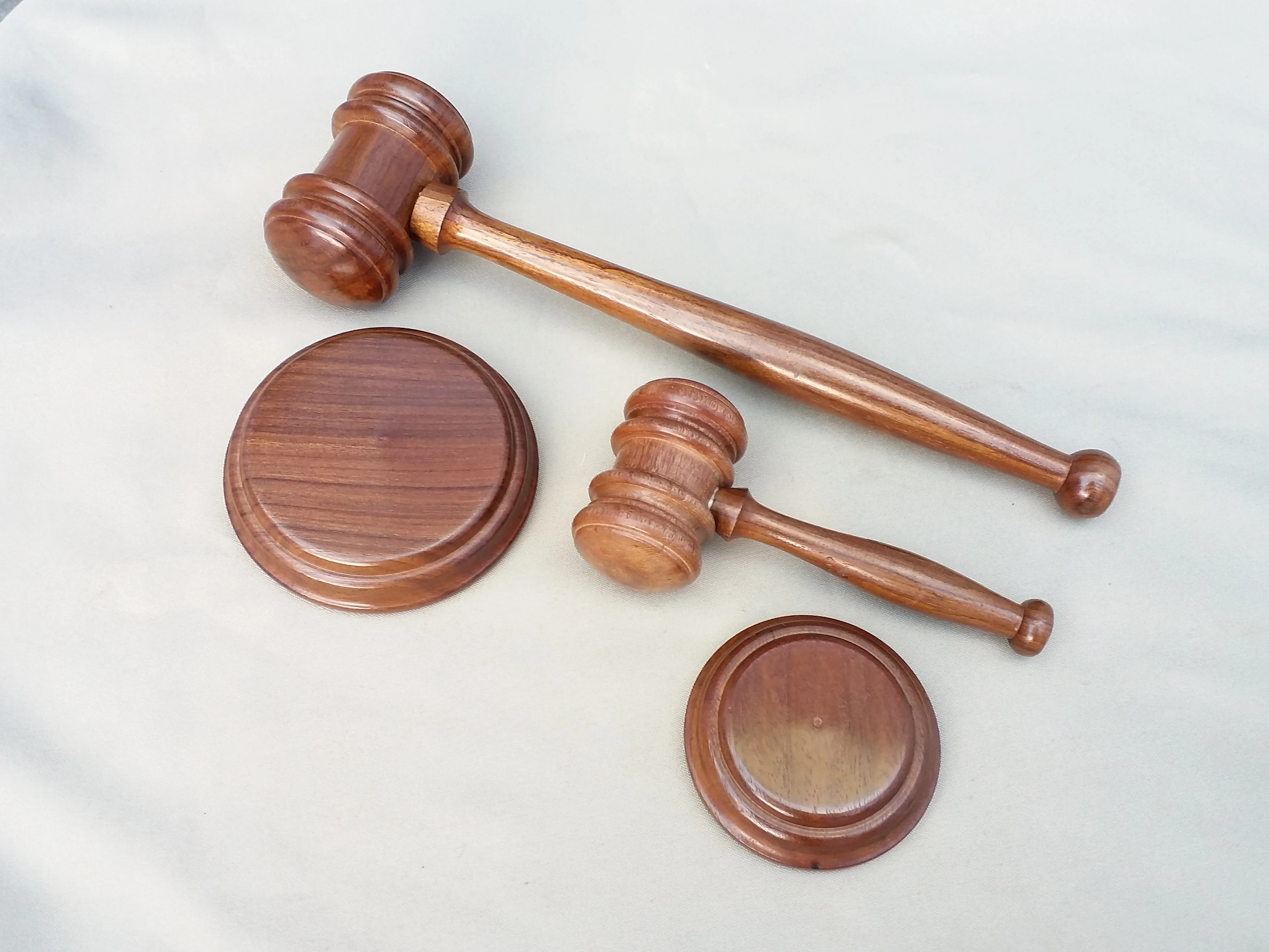 Exquisite Wooden Handmade Gavel with Detachable board Gavel with ring Wedding Promotion Automotive &Insurance Industry Thank You